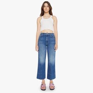 MOTHER Denim The Maven Wide Hem Ankle Jeans 31